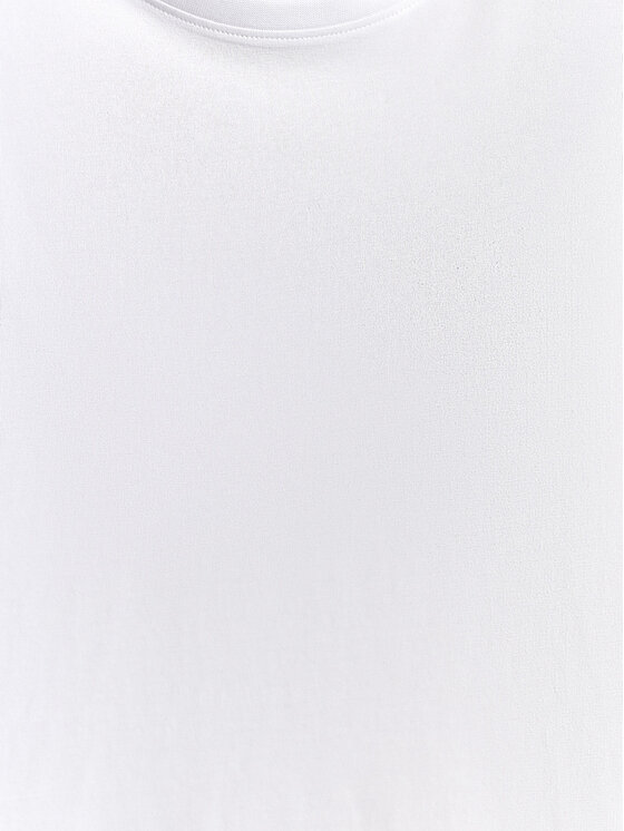 4F 4F T-Shirt BASIC+ Biały Loose Fit
