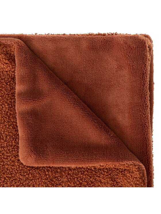 MIAhome MIAhome Narzuta na łóżko 160x120 cm BOUCLE-1 Brązowy