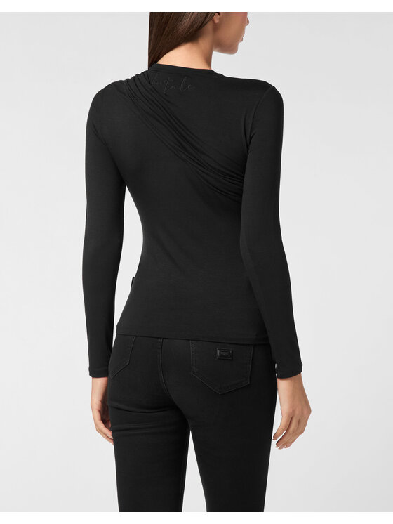 PHILIPP PLEIN PHILIPP PLEIN Bluza 26467 Czarny Regular Fit