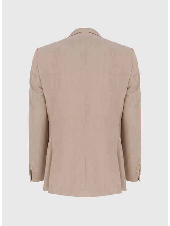 Pako Lorente Pako Lorente Marynarka P24SP-3G-010 Beżowy Slim Fit