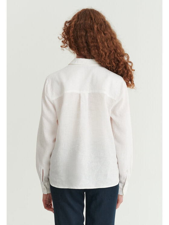TATUUM TATUUM Blúzka PARTU Krémová V-Neck Fit