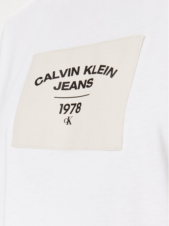 Calvin Klein Jeans Calvin Klein Jeans T-Shirt J20J222170 Weiß Regular Fit
