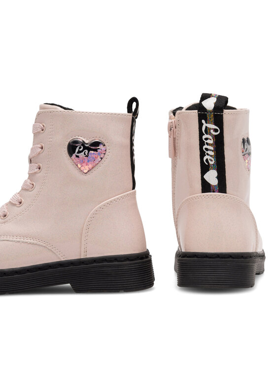 Nelli Blu Nelli Blu Schnürstiefeletten CMYF0068H-02A Rosa
