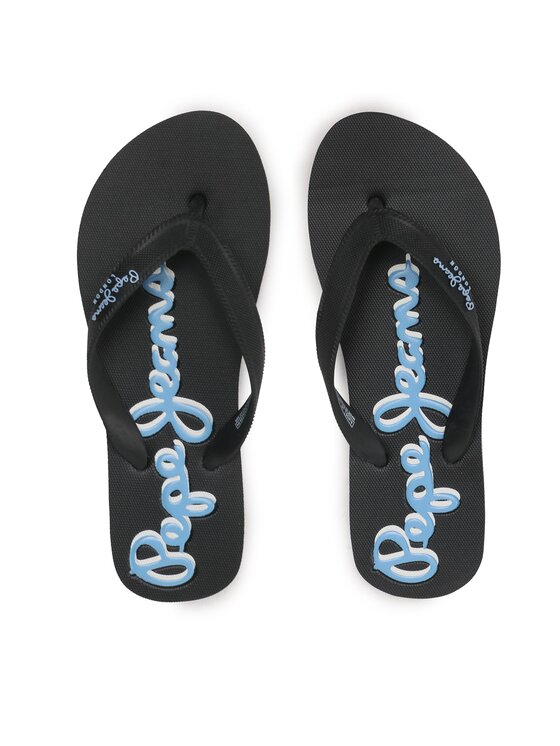 Pepe Jeans Pepe Jeans Japanke Bay Beach Claic Brand W PLS70143 Crna