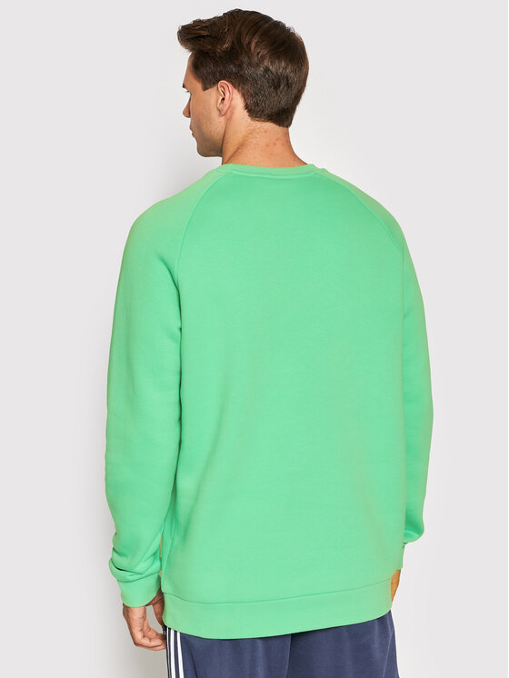 adidas Sweatshirt adicolor Essentials Trefoil HE9425 Grün Regular Fit | Sweatshirts