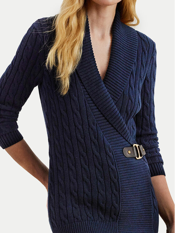 LAUREN RALPH LAUREN LAUREN RALPH LAUREN Sweter 200808258005 Granatowy Regular Fit