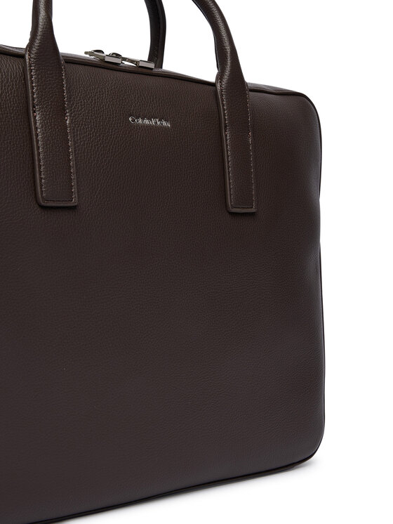 Calvin Klein Calvin Klein Brašna na notebook Raised Commuter LV04D3157G Hnědá