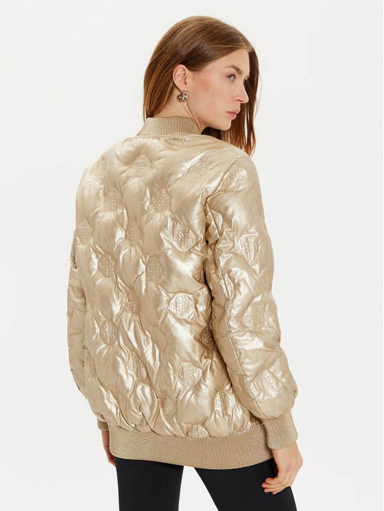 Guess Guess Dirbtinės odos striukė Marianne W4BL60 WGB20 Auksinė Regular Fit