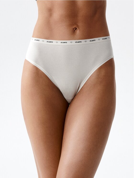 Atlantic Atlantic Figi klasyczne flat elastic Beżowy