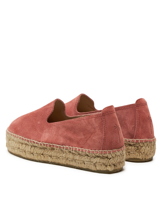 Manebi Manebi Espadrilles Hamptons Double Sole Espadrilles R 7.0 D0 Rózsaszín