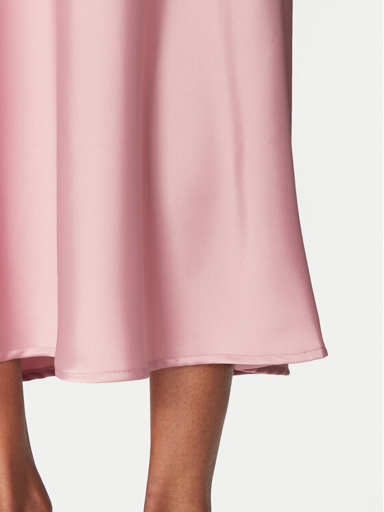 YAS YAS Trapézová sukně Pella 26030737 Růžová Regular Fit