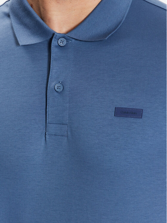 Polo Smooth K10K111657 Blu Slim Fit