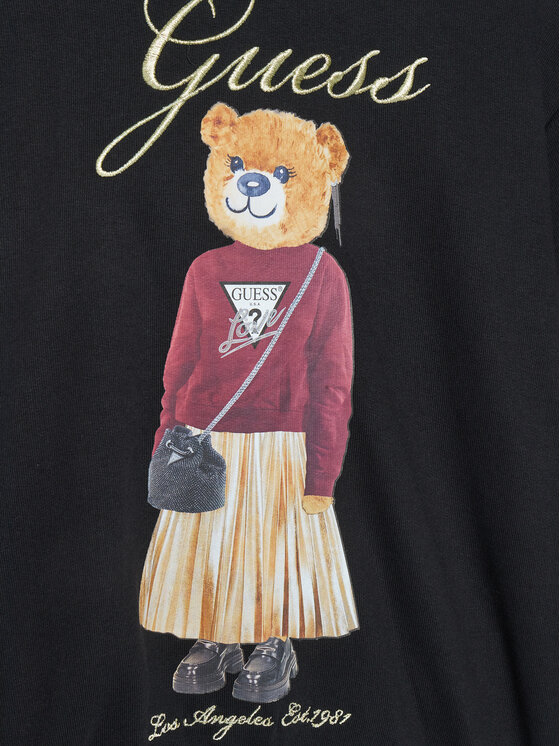 Guess Guess Світшот J5BQ26 KAD74 Чорний Oversize
