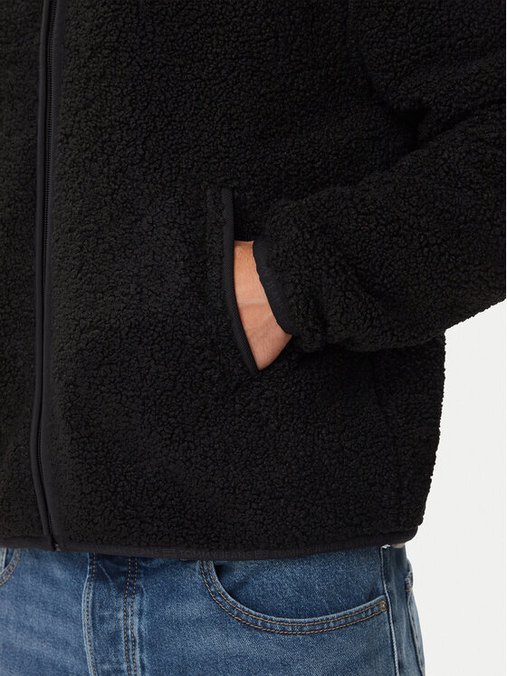 Tommy Jeans Tommy Jeans Полар DM0DM22345 Черен Regular Fit