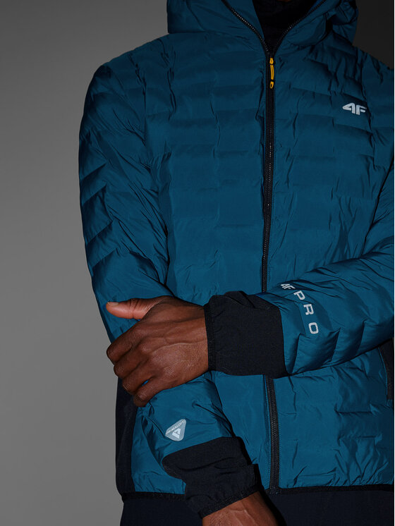4F 4F Kurtka outdoor TREKKING Granatowy Regular Fit