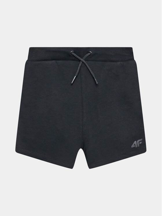 4F 4F Sportske kratke hlače 4FJSS23TSHOM048 Crna Regular Fit