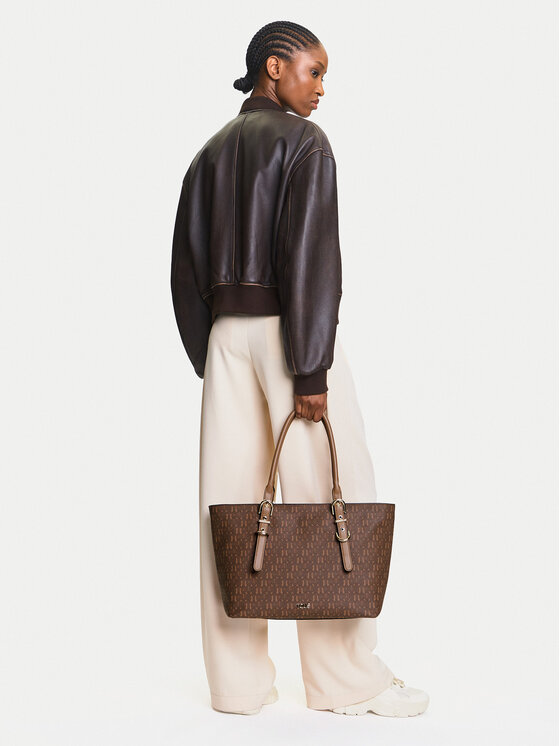 TOUS TOUS Handtasche Buckles Silhouette 2002201943 Braun