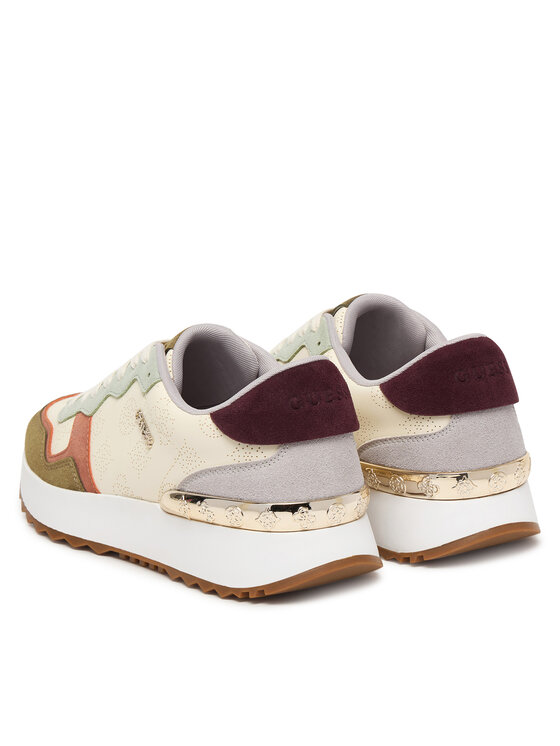 Guess Guess Snīkeri FLPVN5 FAM12 Écru