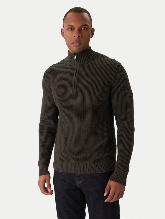 JOOP! Jeans JOOP! Jeans Sveter Henrios 30047663 Zelená Modern Fit