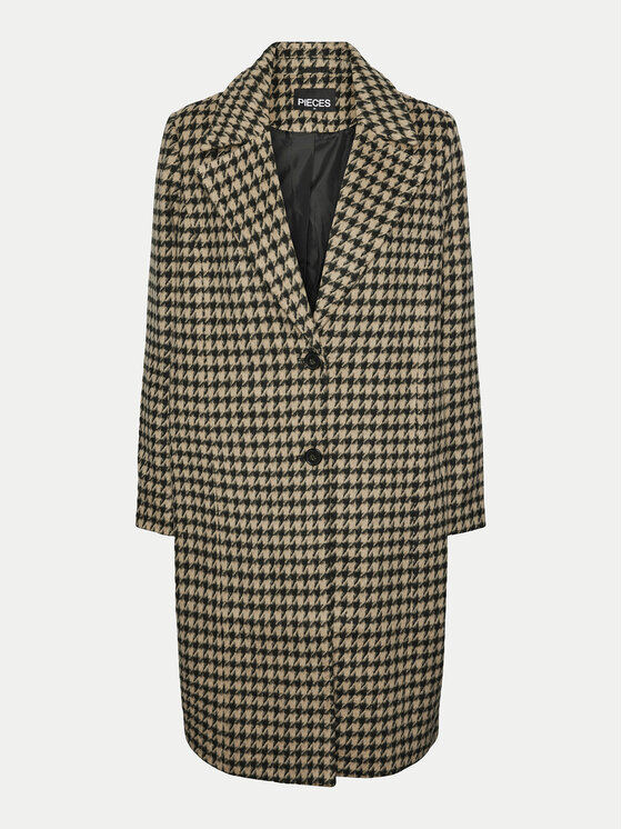 Pieces Pieces Cappotto di transizione Andrea 17150866 Marrone Regular Fit