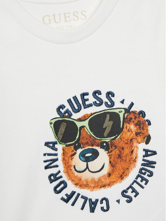 Guess Guess Compleu copii I5GG09 K5M20 Alb Regular Fit
