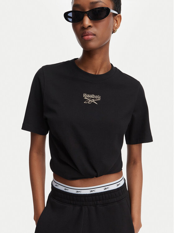 Reebok Reebok T-shirt Nikolina RK25708CCW Crna Regular Fit