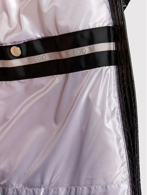 Diego M Diego M Giubbotto piumino 22IP-R267 Nero Regular Fit