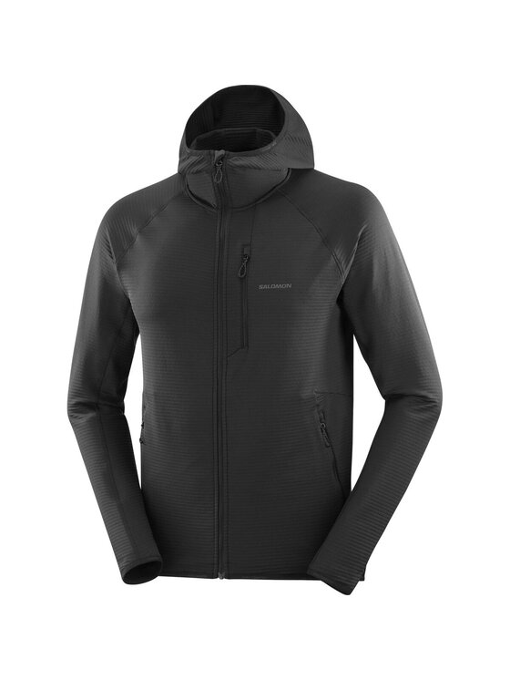 Salomon Salomon Bluza techniczna ESSENTIAL LIGHTWARM HD M Czarny Active Fit