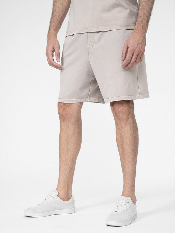 4F 4F Αθλητικό σορτς 4FSS23TSHOM052 Μπεζ Regular Fit