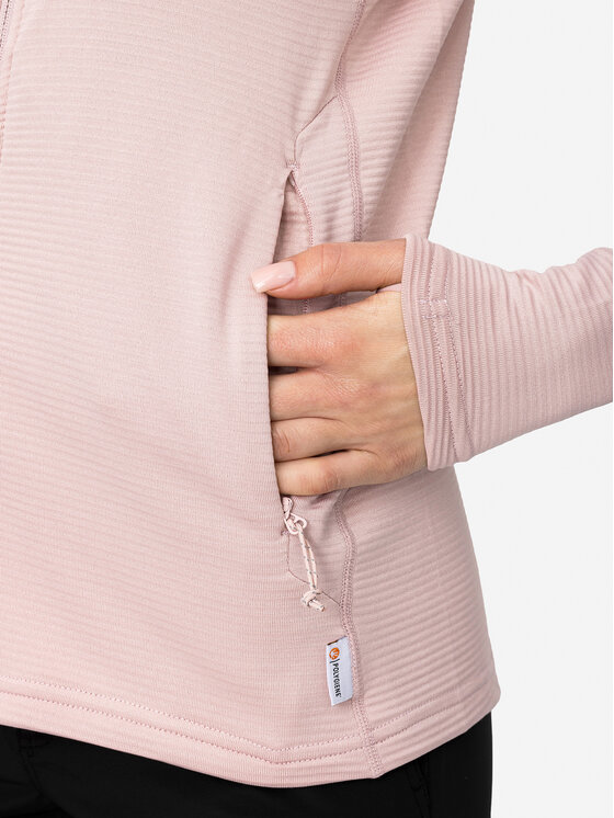 Viking Viking Bluza Birger Lady Hoodie Różowy jasny Reglan Fit