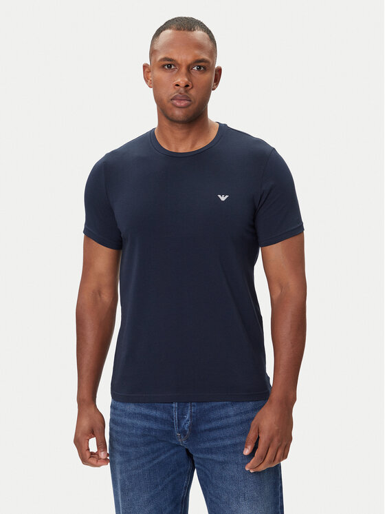 Emporio Armani Emporio Armani T-Shirt 28210 Modrá Comfort Fit