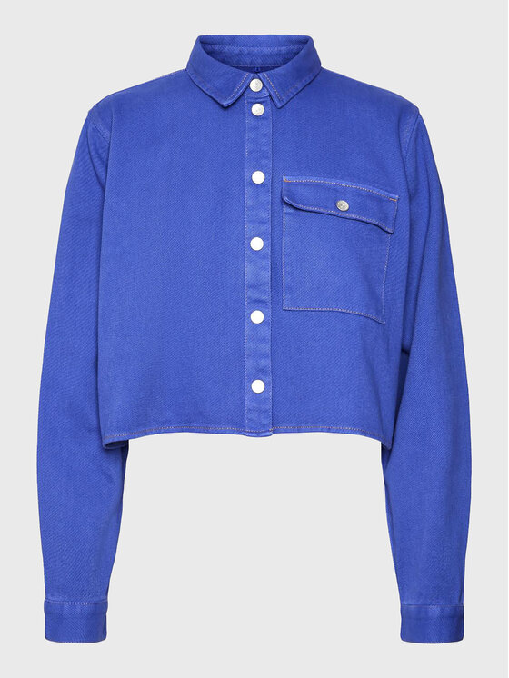 Noisy May Noisy May camicia di jeans Maddy 27023614 Blu Cropped Fit
