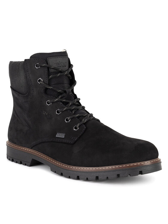 Rieker Rieker Schnürschuhe F3606-00 Schwarz