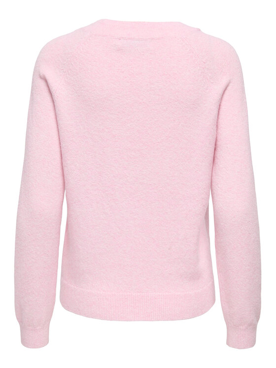 ONLY ONLY Sweter Rica 15204279 Różowy Regular Fit