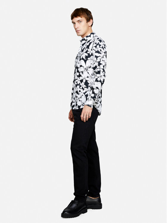 Sisley Sisley Koszula 5YH7SQ030 Kolorowy Regular Fit