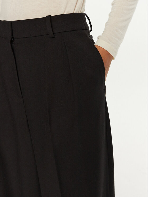 Tommy Hilfiger Tommy Hilfiger Pantaloni di tessuto WW0WW39725 Nero Relaxed Fit