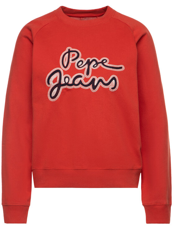 Pepe Jeans Pepe Jeans Sweatshirt Bonnie PL580915 Rot Regular Fit