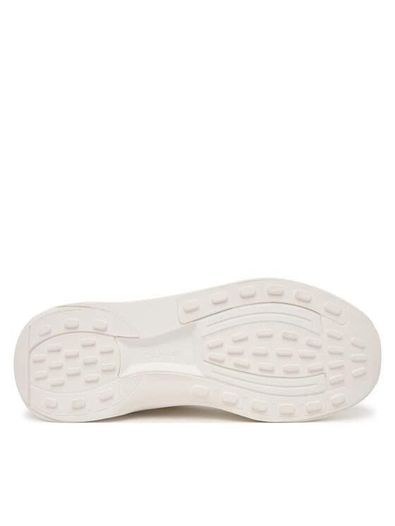 Calvin Klein Calvin Klein Sneakersy Andrea - Chunky Ck Stripe Runner Trainers HM0HM02158 Biały