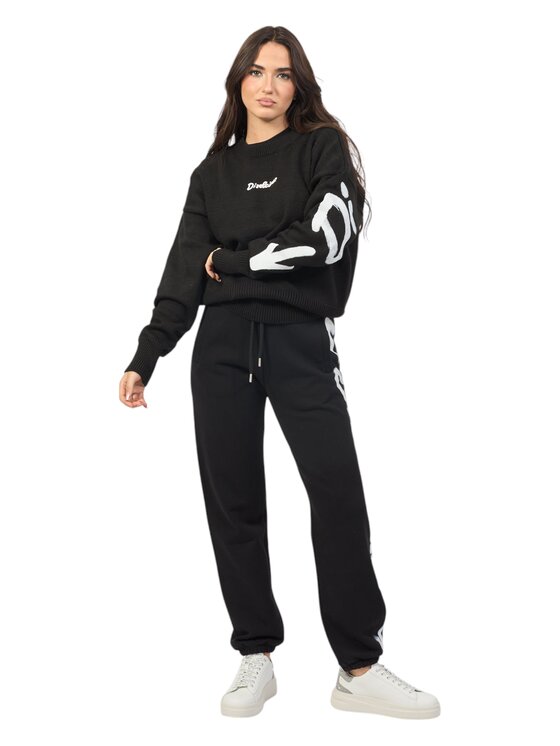 DISCLAIMER DISCLAIMER Bluza 24ids54651 Czarny Regular Fit