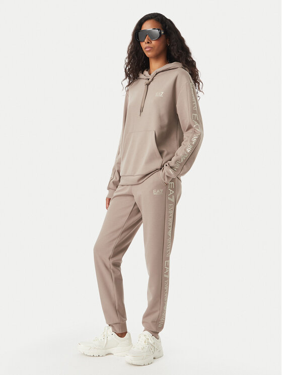 EA7 Emporio Armani Trening 7W000789 AF18880 U6100 Bej închis Regular Fit