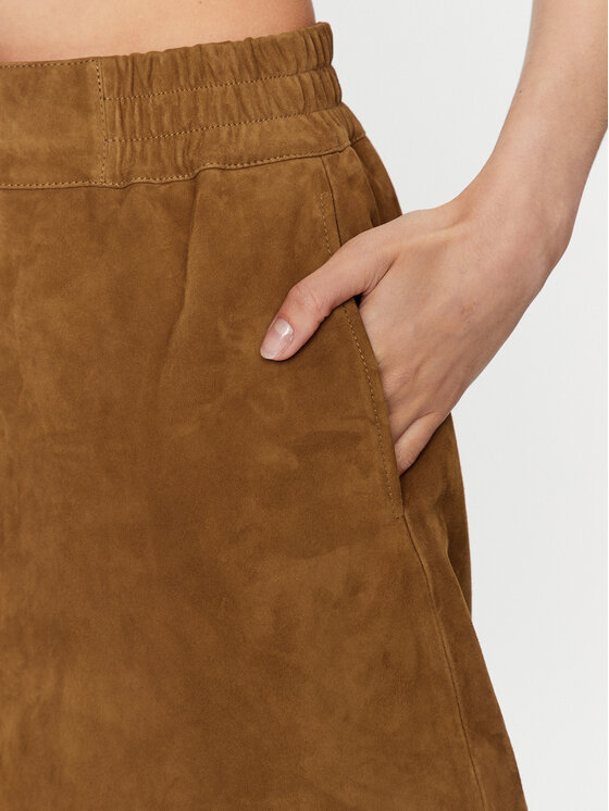 Custommade Custommade Nahkšortsid Nida 999589715 Pruun Regular Fit