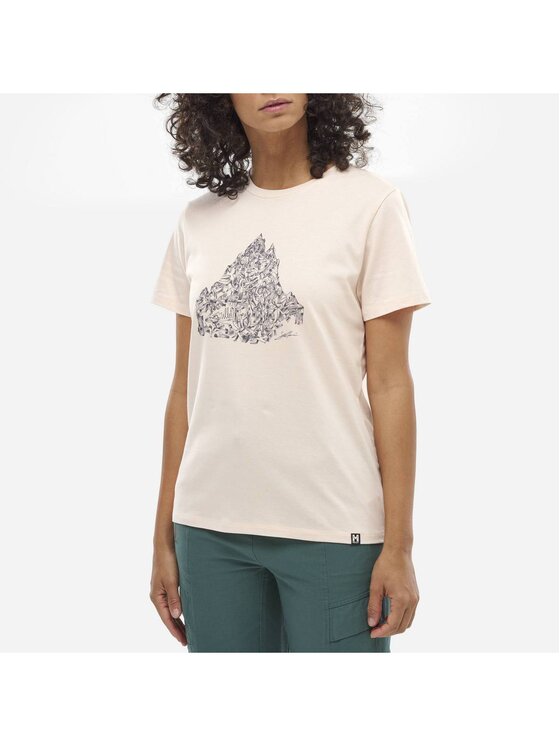 Millet Millet T-Shirt Cimaï Collab Ts Ss W Écru Relaxed Fit