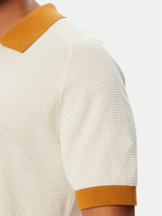HUGO HUGO Poloshirt Siablo 50564218 Creme Relaxed Fit