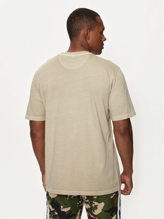 adidas adidas Tričko Trefoil Essentials+ IS1763 Béžová Regular Fit