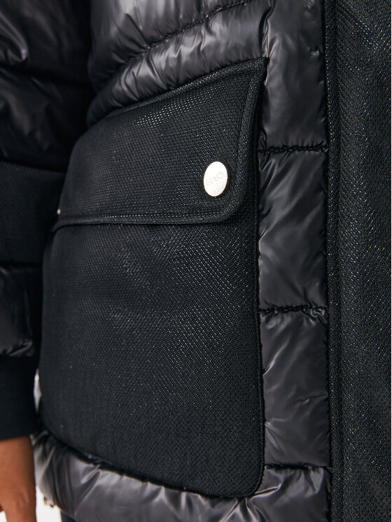 Liu Jo Sport Liu Jo Sport Übergangsjacke TF3137 TS031 Schwarz Relaxed Fit