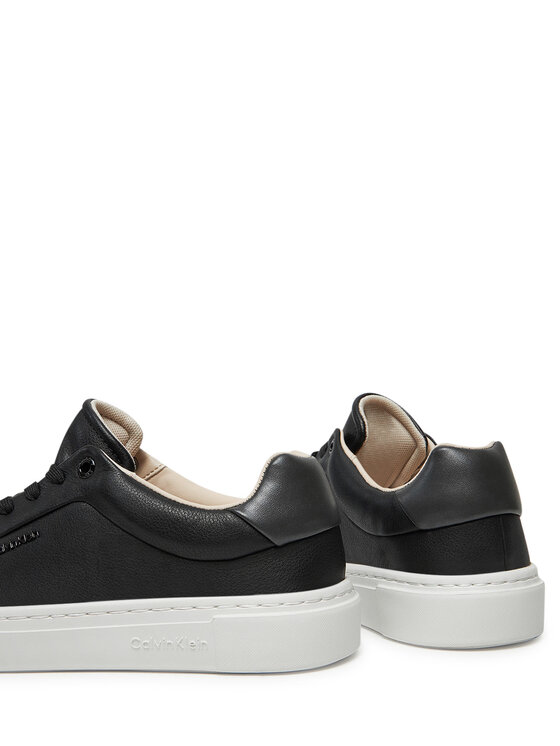 Calvin Klein Calvin Klein Sneakersy Cupsole Lace Up W/Ml HW0HW02288 Czarny