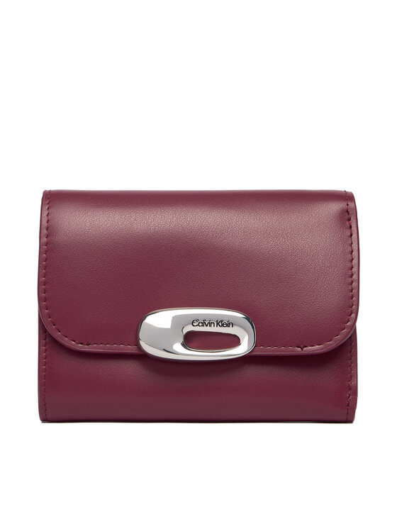 Calvin Klein Calvin Klein Peněženka Hardware Trifold With Zip Pocket LV04F1116G Růžová