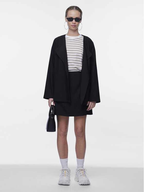 Pieces Pieces Marynarka Bosella 17146550 Czarny Regular Fit