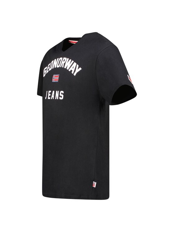 Geographical Norway Geographical Norway T-Shirt SY1361H/GN-Black Czarny Regular Fit
