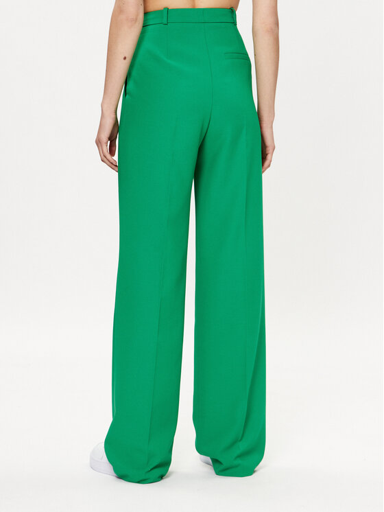 HUGO Hugo Hlače Havira 50489247 Zelena Relaxed Fit